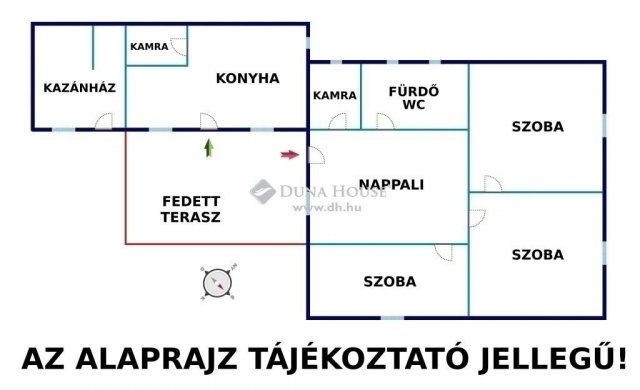 Eladó családi ház, Monoron 71.9 M Ft, 4 szobás