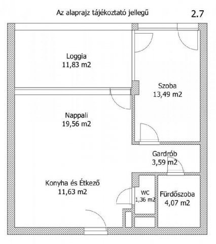 Eladó téglalakás, Keszthelyen 81 M Ft, 2 szobás