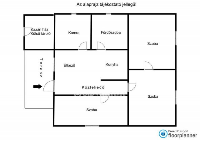 Eladó családi ház, Lajosmizsén 35.9 M Ft, 3 szobás