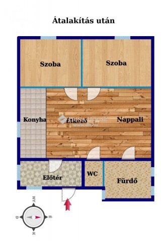 Eladó családi ház, Kisbéren, Deák Ferenc utcában 26 M Ft