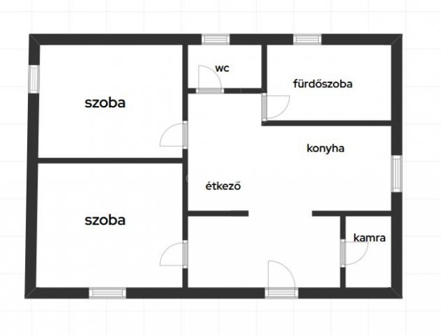 Eladó családi ház, Helvécián 57.5 M Ft, 3 szobás