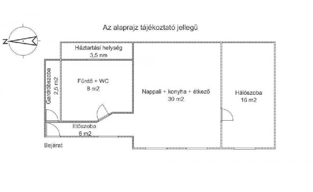 Eladó téglalakás, Győrött 66.9 M Ft, 2 szobás