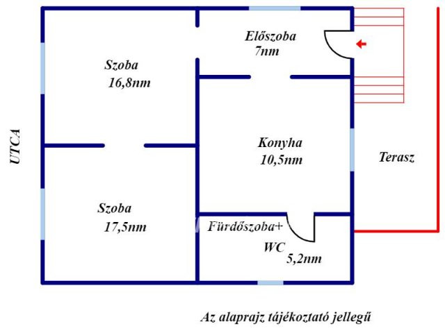 Eladó családi ház, Újszászon 24.8 M Ft, 2 szobás