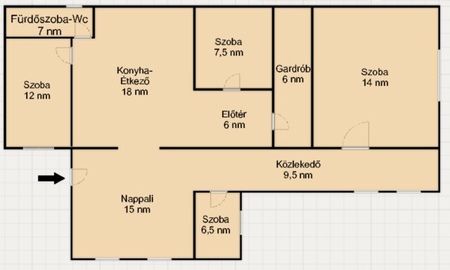 Eladó családi ház, Nagycserkeszen 26.8 M Ft, 4 szobás