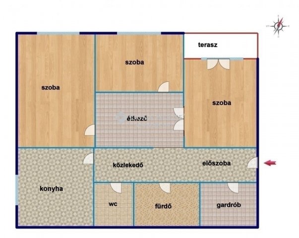 Eladó panellakás, Budapesten, IV. kerületben 79 M Ft, 3 szobás