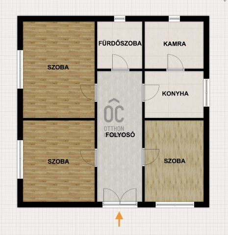 Eladó családi ház, Hajdúhadházon 39 M Ft, 3 szobás