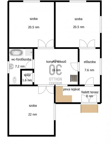 Eladó családi ház, Nyírtasson 22.9 M Ft, 3 szobás