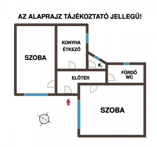 Eladó téglalakás, Budapesten, VIII. kerületben 79.9 M Ft