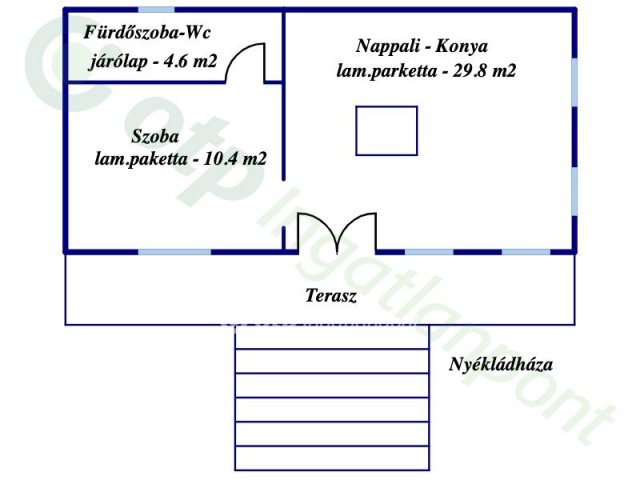 Eladó családi ház, Nyékládházán 48 M Ft, 2 szobás