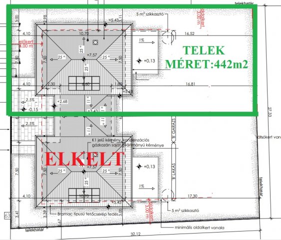 Eladó ikerház, Dunaharasztin 120 M Ft, 5 szobás