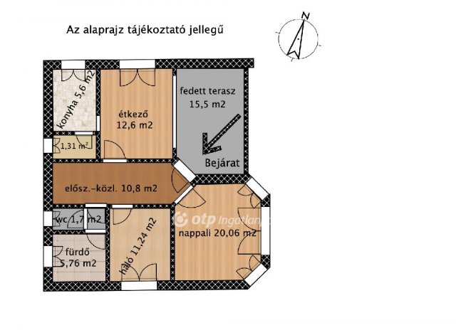 Eladó családi ház, Szalkszentmártonon 54.9 M Ft, 3+1 szobás