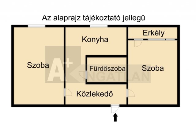 Eladó panellakás, Szegeden 41.9 M Ft, 2 szobás