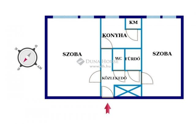 Eladó panellakás, Kecskeméten 45 M Ft, 2 szobás