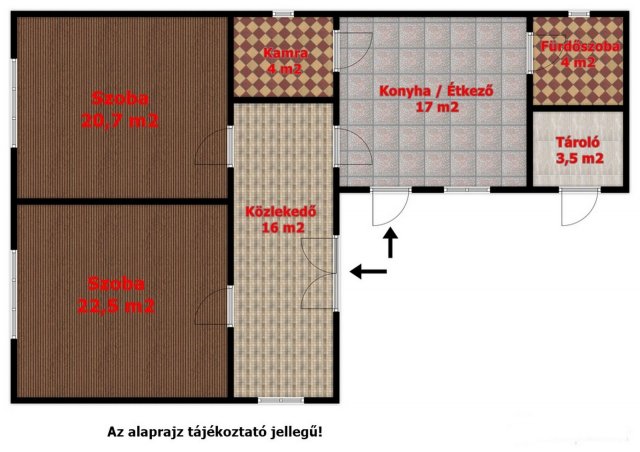 Eladó családi ház, Gyulán 28 M Ft, 2 szobás