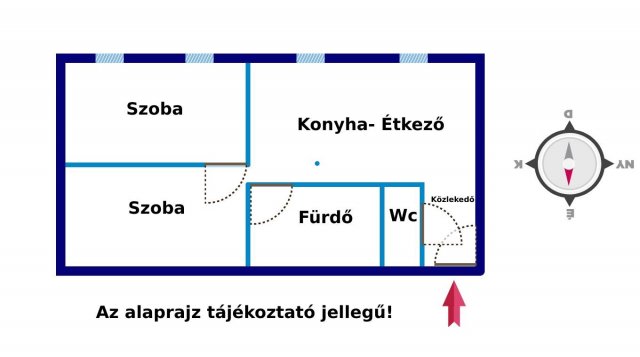 Eladó téglalakás, Nagykanizsán 32.5 M Ft / költözzbe.hu