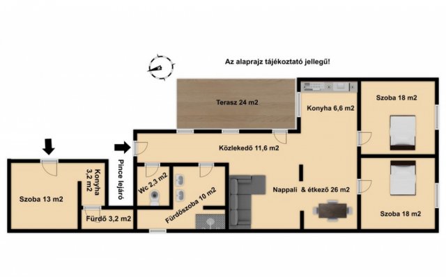 Eladó családi ház, Ikladon 39.9 M Ft, 4 szobás