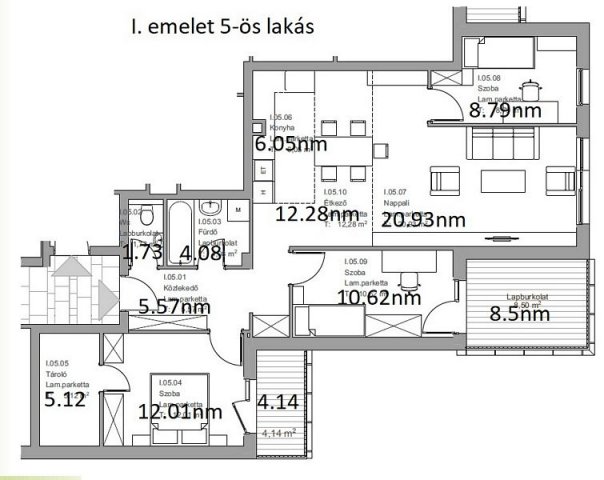 Eladó téglalakás, Érden 92.8 M Ft, 4 szobás
