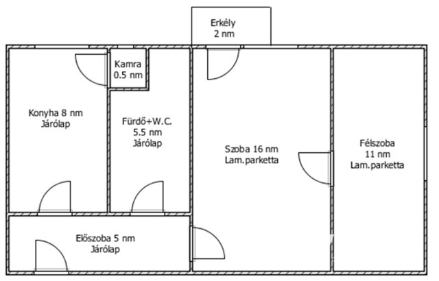 Kiadó téglalakás, albérlet, Salgótarjánban 130 E Ft / hó