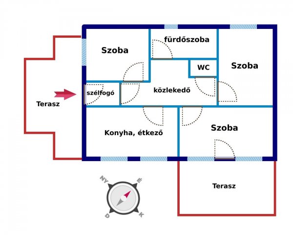 Kiadó családi ház, albérlet, Kecskeméten 480 E Ft / hó