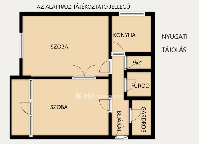 Eladó panellakás, Budapesten, IV. kerületben 51.99 M Ft, 2 szobás
