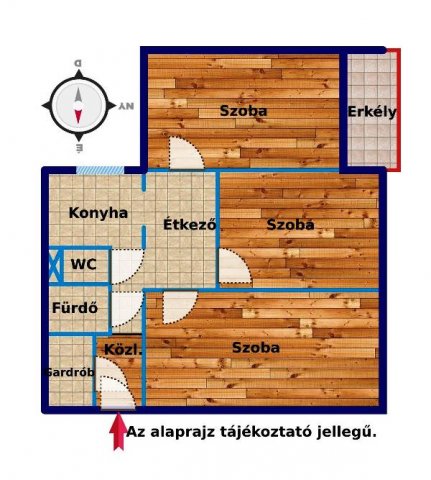 Eladó panellakás, Budapesten, XV. kerületben 72 M Ft, 3 szobás