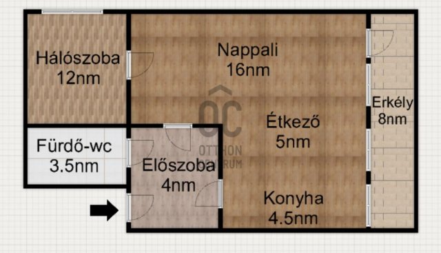 Eladó téglalakás, Budapesten, II. kerületben 79.9 M Ft, 2 szobás