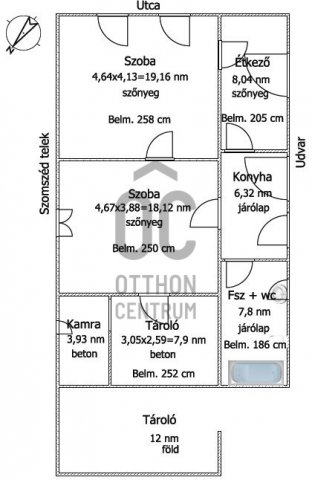 Eladó családi ház, Apátfalván 4.5 M Ft, 2 szobás