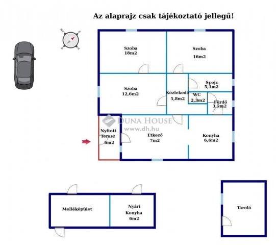 Eladó családi ház, Tápiószecsőn 39.9 M Ft, 3 szobás