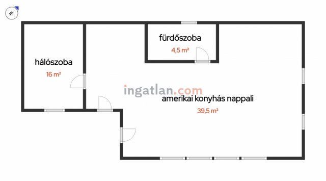 Eladó családi ház, Pócsmegyeren 58 M Ft, 2 szobás