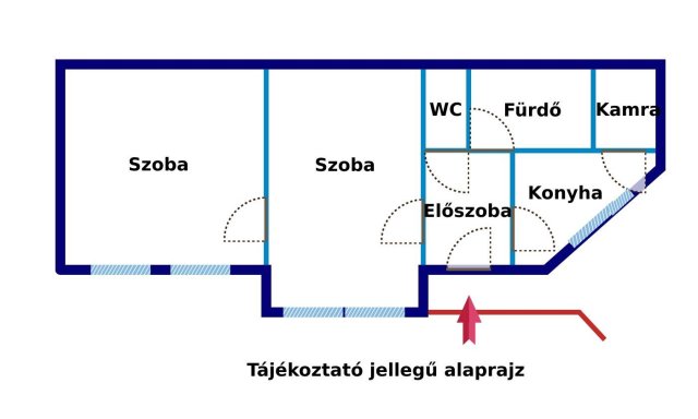 Eladó téglalakás, Budapesten, V. kerületben 84 M Ft, 2 szobás