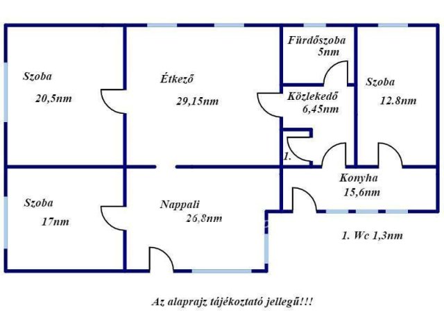 Eladó családi ház, Kenderesen 15.5 M Ft, 3 szobás