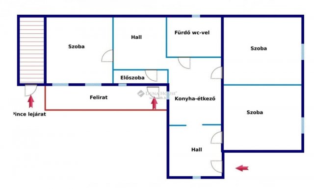 Eladó családi ház, Sződligeten, Dunai fasoron 79.5 M Ft