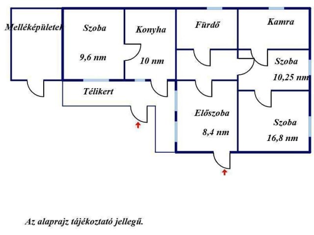 Eladó családi ház, Szolnokon 26.9 M Ft, 3 szobás