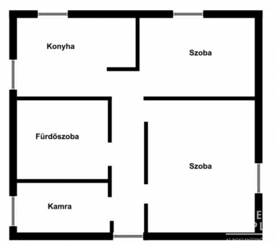 Eladó családi ház, Kübekházán 15 M Ft, 2 szobás