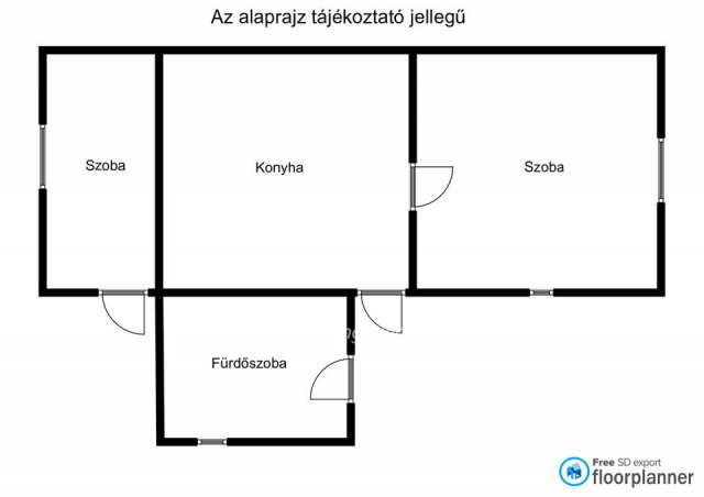 Eladó családi ház, Cegléden 15.5 M Ft, 2 szobás