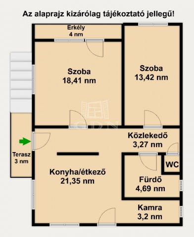 Eladó családi ház, Turán 29.99 M Ft, 2 szobás