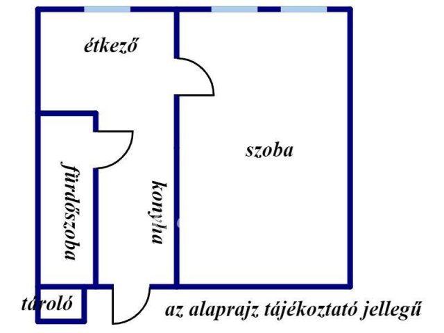 Eladó téglalakás, Szegeden 19.9 M Ft, 1 szobás