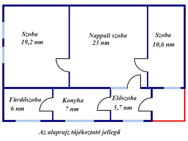 Eladó családi ház, Jászapátiban 4.5 M Ft, 3 szobás