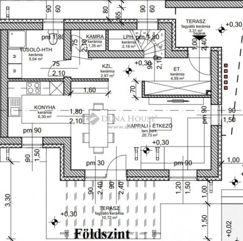 Eladó ikerház, Mogyoródon 79.9 M Ft, 4 szobás