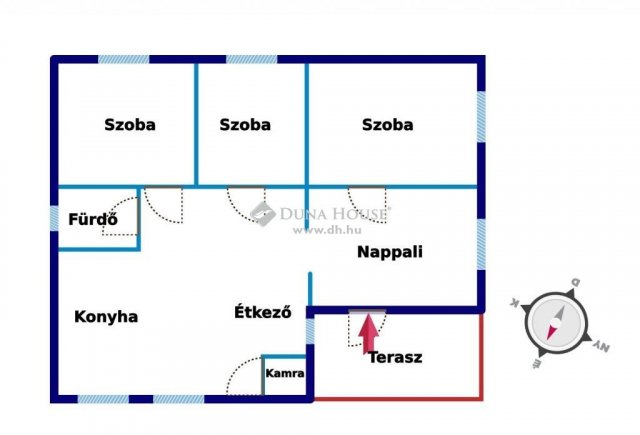 Eladó családi ház, Kecskeméten 34.5 M Ft, 4 szobás