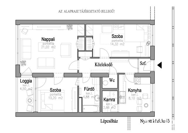 Eladó téglalakás, Tótkomlóson 21.9 M Ft, 3 szobás