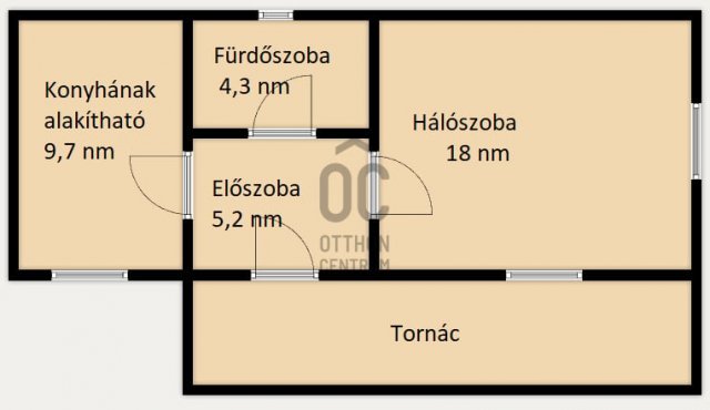 Eladó családi ház, Tápiószentmártonon 9.95 M Ft, 1 szobás