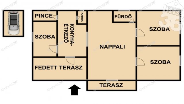 Eladó családi ház, Lajosmizsén 67.9 M Ft, 4 szobás