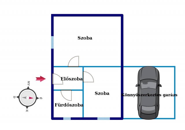 Eladó családi ház, Debrecenben 14.9 M Ft, 2 szobás