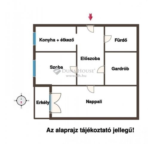 Eladó téglalakás, Budapesten, XVIII. kerületben 63 M Ft