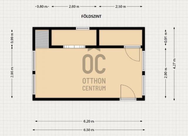 Eladó családi ház, Hódmezővásárhelyen 29.9 M Ft, 2 szobás