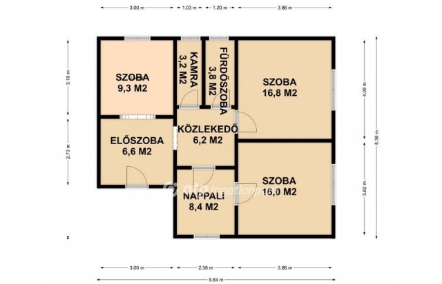 Eladó családi ház, Polgáron 17.5 M Ft, 2+1 szobás