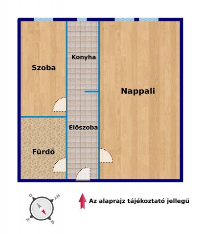 Eladó panellakás, Budapesten, IV. kerületben 38 M Ft, 1+1 szobás