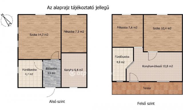 Eladó családi ház, Szigethalmon 44.9 M Ft, 1+3 szobás