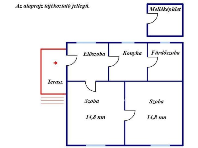 Eladó családi ház, Zagyvarékason 14.99 M Ft, 2 szobás